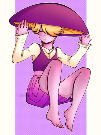 Plum &amp; Custard Fungus (OC)